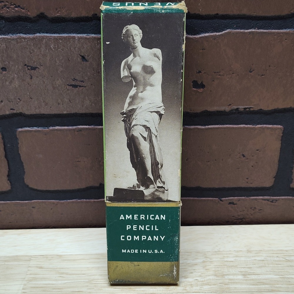 Vintage Venus 3800 4H Drawing Pencils 1 Dozen Unsharpened In Original Box